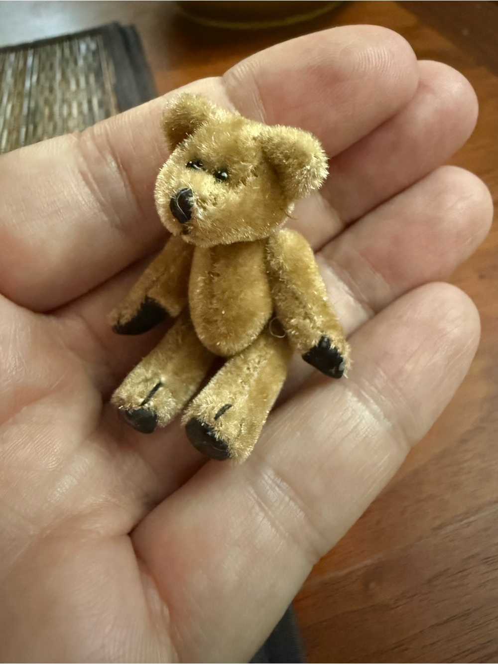 Teddy Bear Brooch Articulated Bear 🐻 Vintage Steiff Jellycat Gund Pin
